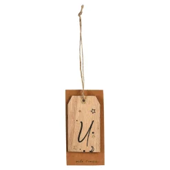 Depot Adventskranz-Deko^Geschenkanhänger Monogramm