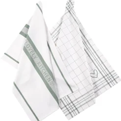 Depot Geschirrtuch-Set Kitchen Love> Küchen- & Geschirrtücher