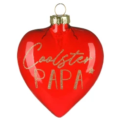 Depot Figuren & Formen^Glas-Baumschmuck Herz Papa