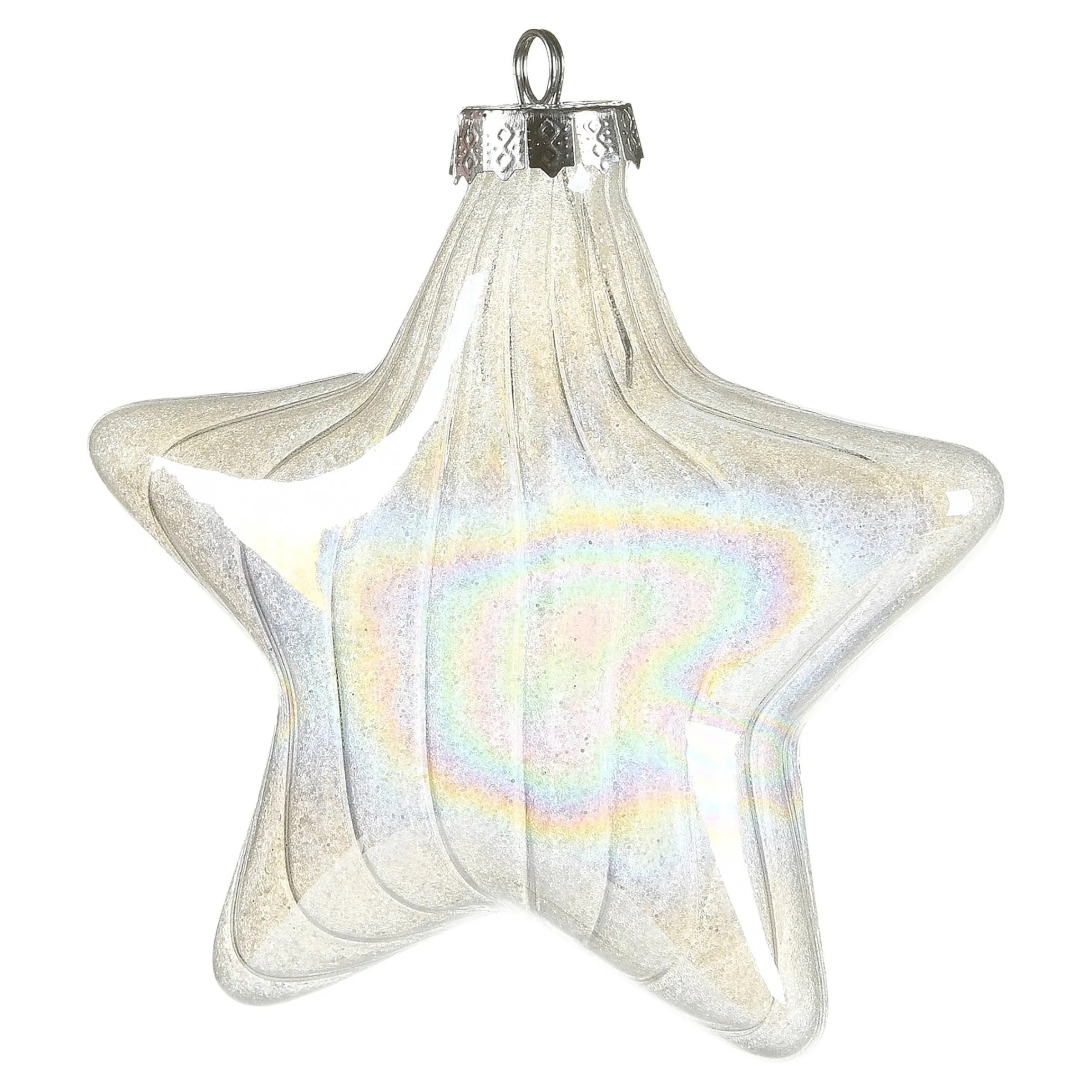 Depot Figuren & Formen^Glas-Baumschmuck Holo Stern