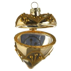 Depot Figuren & Formen^Glas-Baumschmuck Medaillon Herz