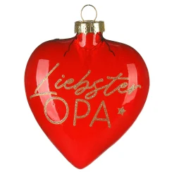 Depot Figuren & Formen^Glas-Baumschmuck-Set Herz Eltern