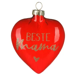 Depot Figuren & Formen^Glas-Baumschmuck-Set Herz Eltern