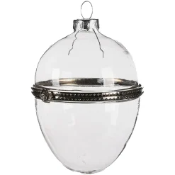 Depot Glas-Deko-Anhänger Medaillon Ei> Anhänger & Girlanden