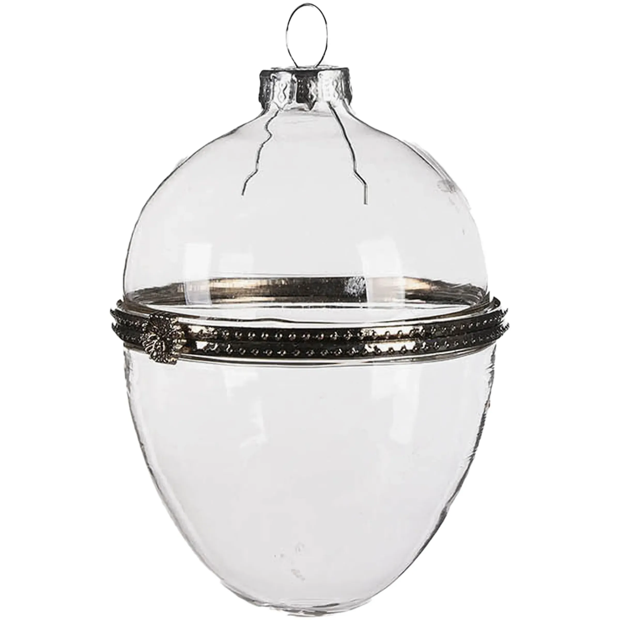 Depot Glas-Deko-Anhänger Medaillon Ei> Anhänger & Girlanden