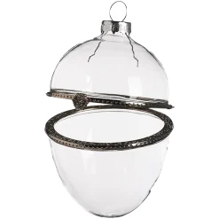 Depot Glas-Deko-Anhänger Medaillon Ei> Anhänger & Girlanden