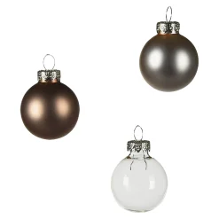 Depot Adventskranz-Deko^Glas-Mini-Weihnachtskugel-Set