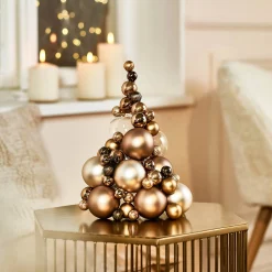 Depot Adventskranz-Deko^Glas-Mini-Weihnachtskugel-Set