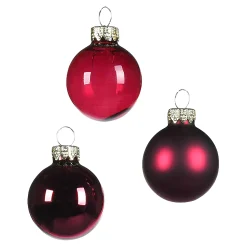 Depot Adventskranz-Deko^Glas-Mini-Weihnachtskugel-Set