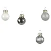 Depot Adventskranz-Deko^Glas-Mini-Weihnachtskugel-Set