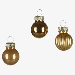 Depot Adventskranz-Deko^Glas-Mini-Weihnachtskugel-Set