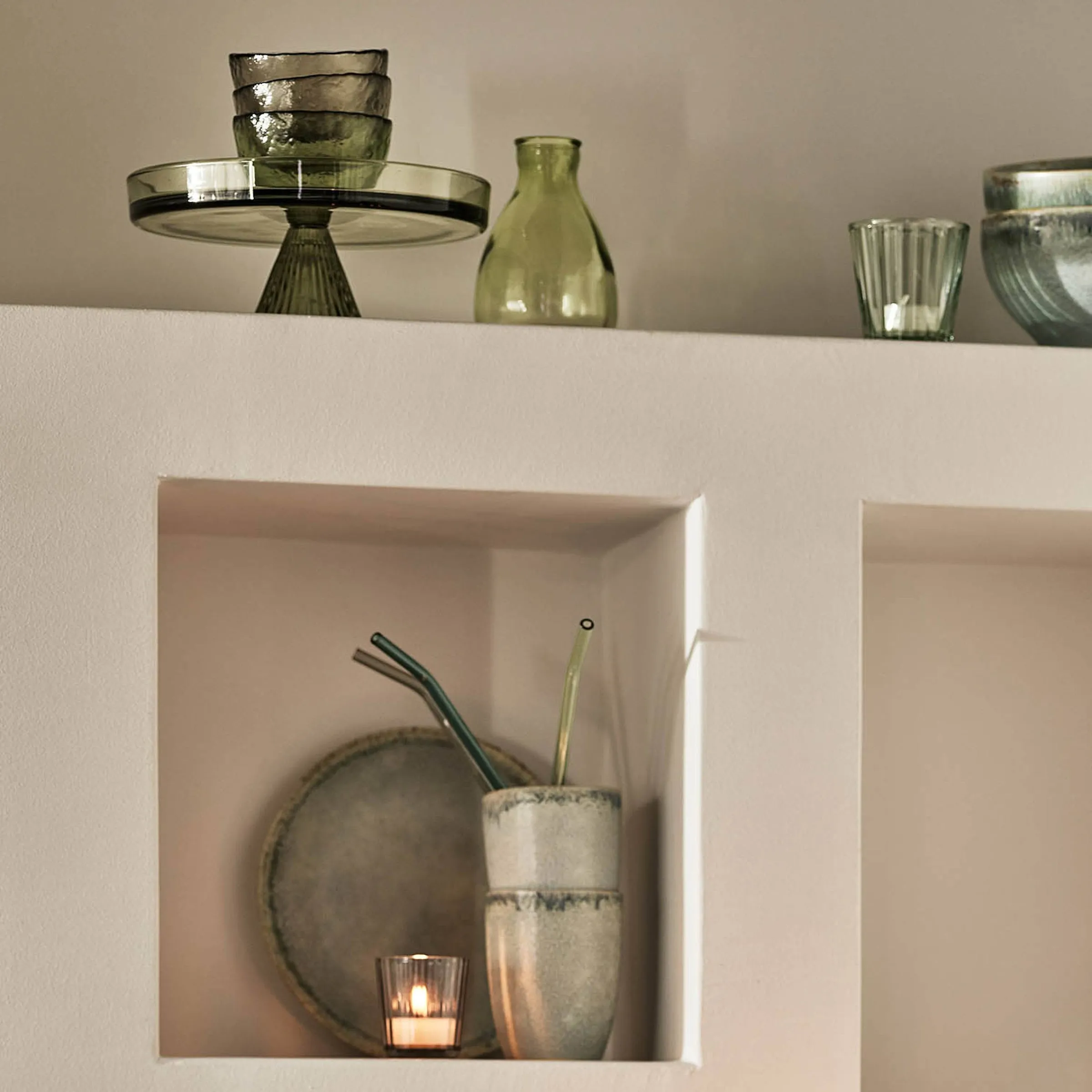 Depot Geschirr & Servieren^Glas-Trinkhalm