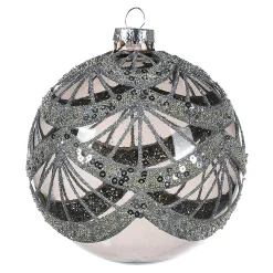 Depot Kugeln & Baumspitzen^Glas-Weihnachtskugel Adeco