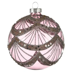 Depot Kugeln & Baumspitzen^Glas-Weihnachtskugel Adeco