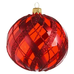 Depot Kugeln & Baumspitzen^Glas-Weihnachtskugel Doublecheck