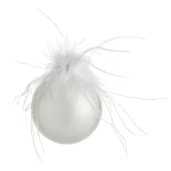 Depot Kugeln & Baumspitzen^Glas-Weihnachtskugel Feder