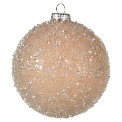 Depot Kugeln & Baumspitzen^Glas-Weihnachtskugel Glimmerpearls