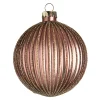 Depot Kugeln & Baumspitzen^Glas-Weihnachtskugel Glitterstripe