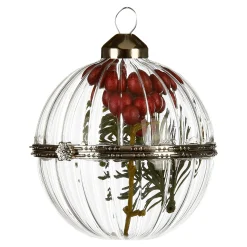 Depot Kugeln & Baumspitzen^Glas-Weihnachtskugel Medaillon
