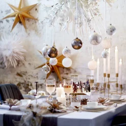 Depot Kugeln & Baumspitzen^Glas-Weihnachtskugel Noble