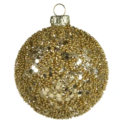 Depot Kugeln & Baumspitzen^Glas-Weihnachtskugel Roundgranulat