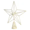 Depot Kugeln & Baumspitzen^Glitzer-Baumspitze Stern