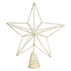 Depot Kugeln & Baumspitzen^Glitzer-Baumspitze Stern