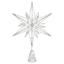 Depot Kugeln & Baumspitzen^Glitzer-Baumspitze Stern