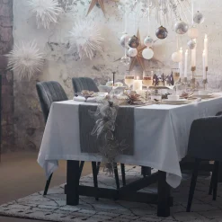 Depot Adventskranz-Deko^Glitzer-Deko-Blume Organza Auf Clip