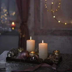 Depot Adventskranz-Deko^Glitzer-Kunstblume Beere