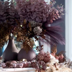 Depot Adventskranz-Deko^Glitzer-Kunstblume Beere