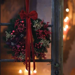 Depot Adventskranz-Deko^Glitzer-Kunstblume Weihnachtsstern Auf Clip