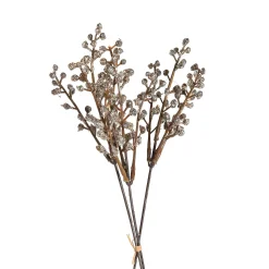 Depot Adventskranz-Deko^Glitzer-Kunst-Blumenpick Beeren