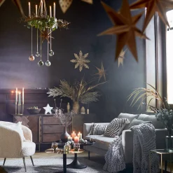 Depot Girlanden^Glitzer-Kunstgirlande Eukalyptus