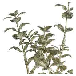 Depot Adventskranz-Deko^Glitzer-Kunstzweig Blatter