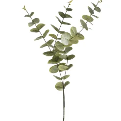 Depot Blumen^Glitzer-Kunstzweig Eukalyptus