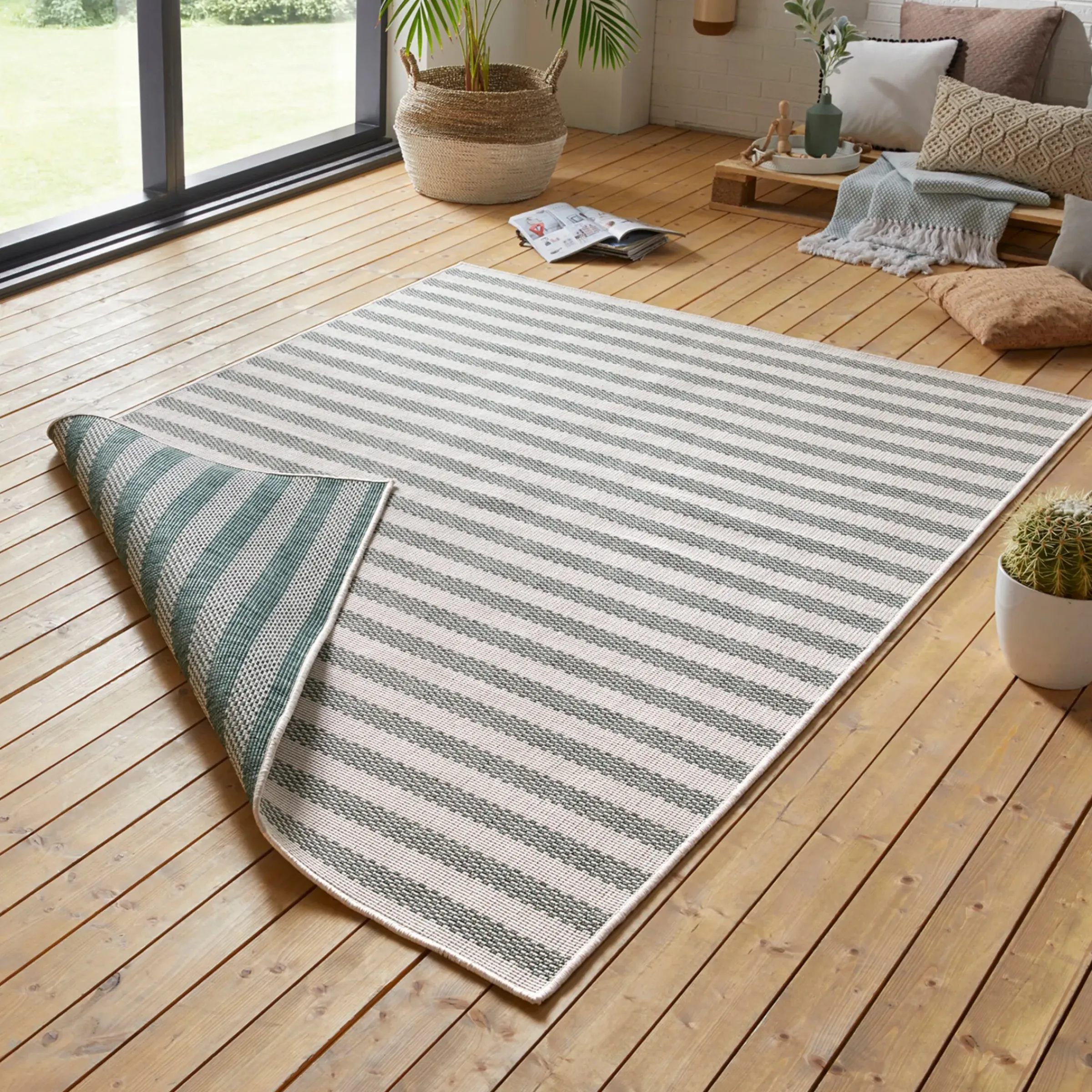 Depot In- & Outdoor-Teppich Fiddel, Wendbar> Eckige Teppiche