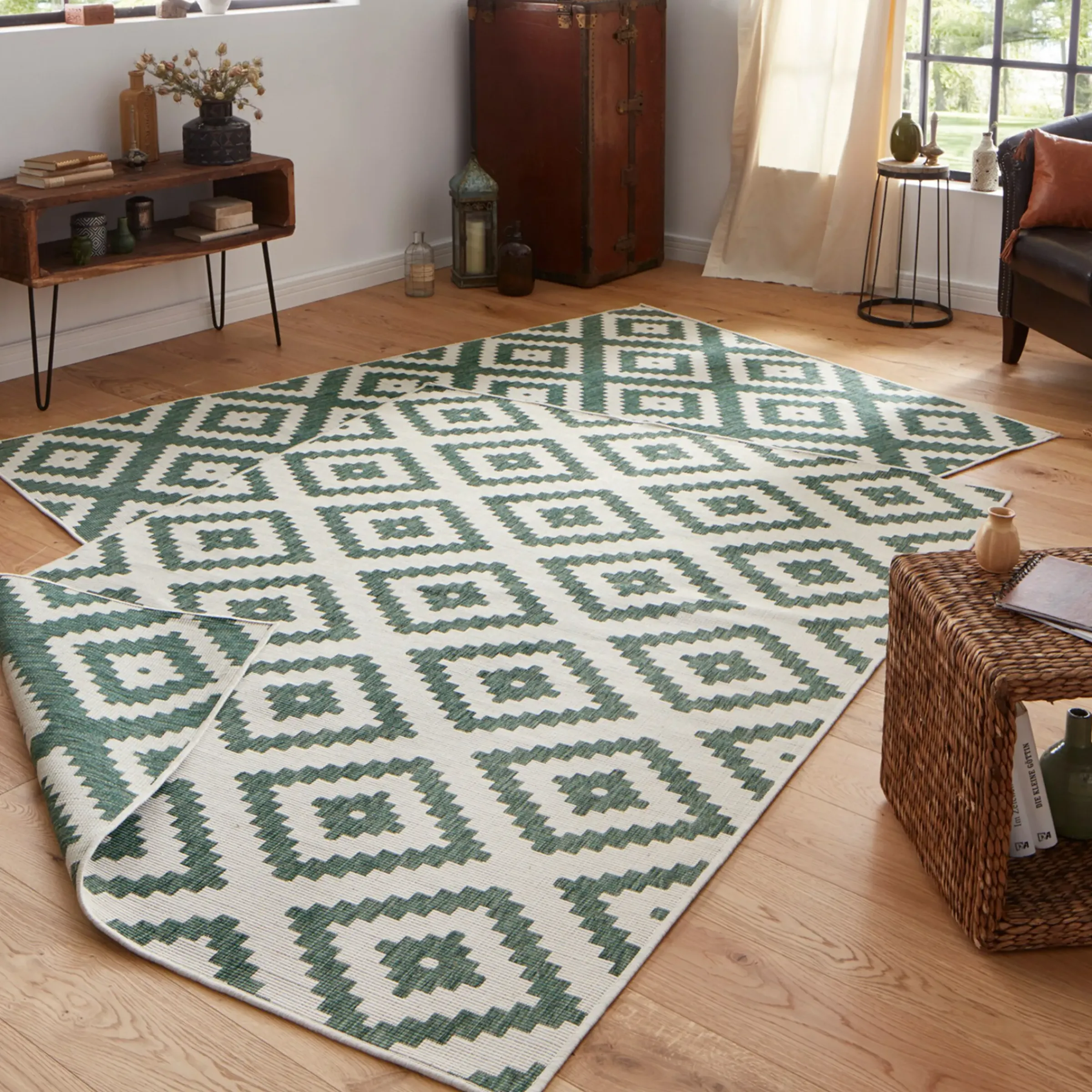 Depot In- & Outdoor-Teppich Malta, Wendbar> Eckige Teppiche