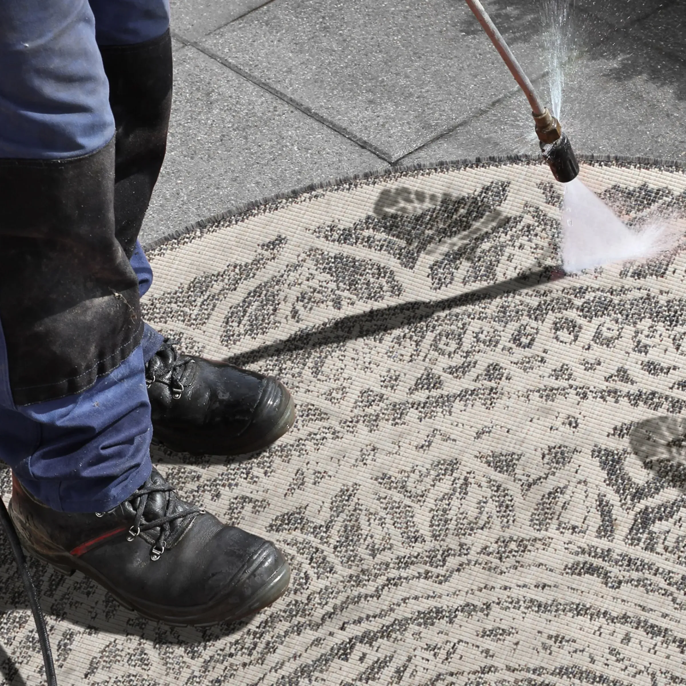 Depot In- & Outdoor-Teppich Siruma, Wendbar> Runde Teppiche