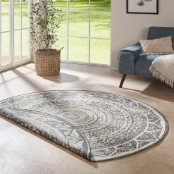 Depot In- & Outdoor-Teppich Siruma, Wendbar> Runde Teppiche