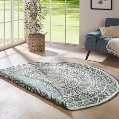 Depot In- & Outdoor-Teppich Siruma, Wendbar> Runde Teppiche