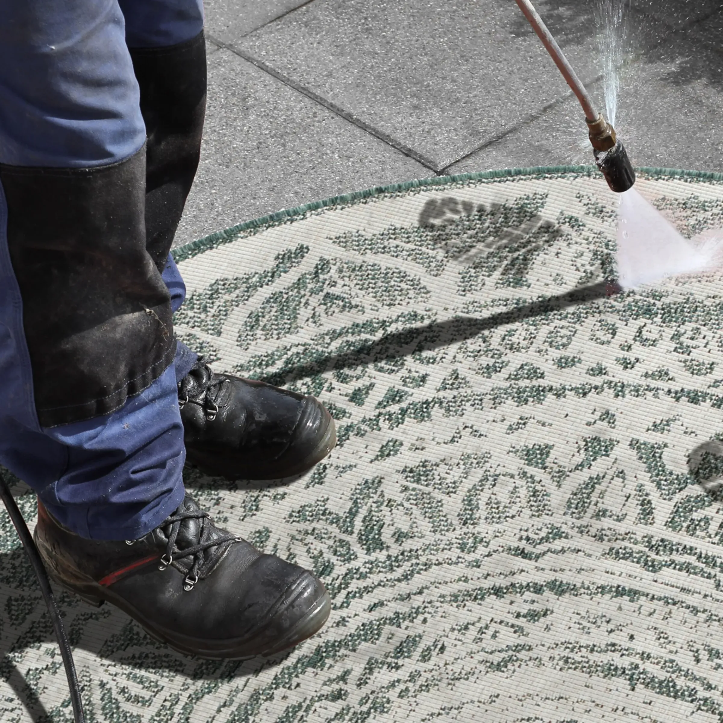 Depot In- & Outdoor-Teppich Siruma, Wendbar> Runde Teppiche