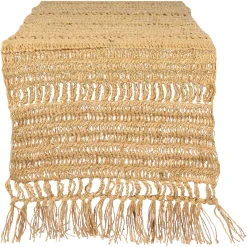 Depot Jute-Tischläufer Makramee> Tischläufer