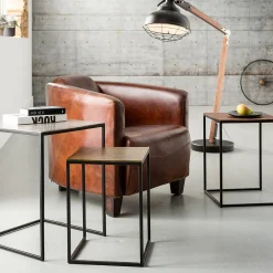 Depot Kare Beistelltisch-Set Loft> Beistelltische & Couchtische