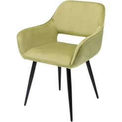 Depot Kare Samt-Armlehnstuhl San Francisco> Stühle