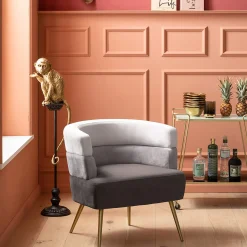 Depot Kare Samt-Sessel Sandwich> Sessel