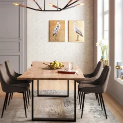 Depot Kare Samt-Stuhl East Side> Stühle