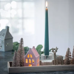 Depot Laternen & Kerzenhalter^Kerzenhalter 2In1 Glas Ca.6X6Cm