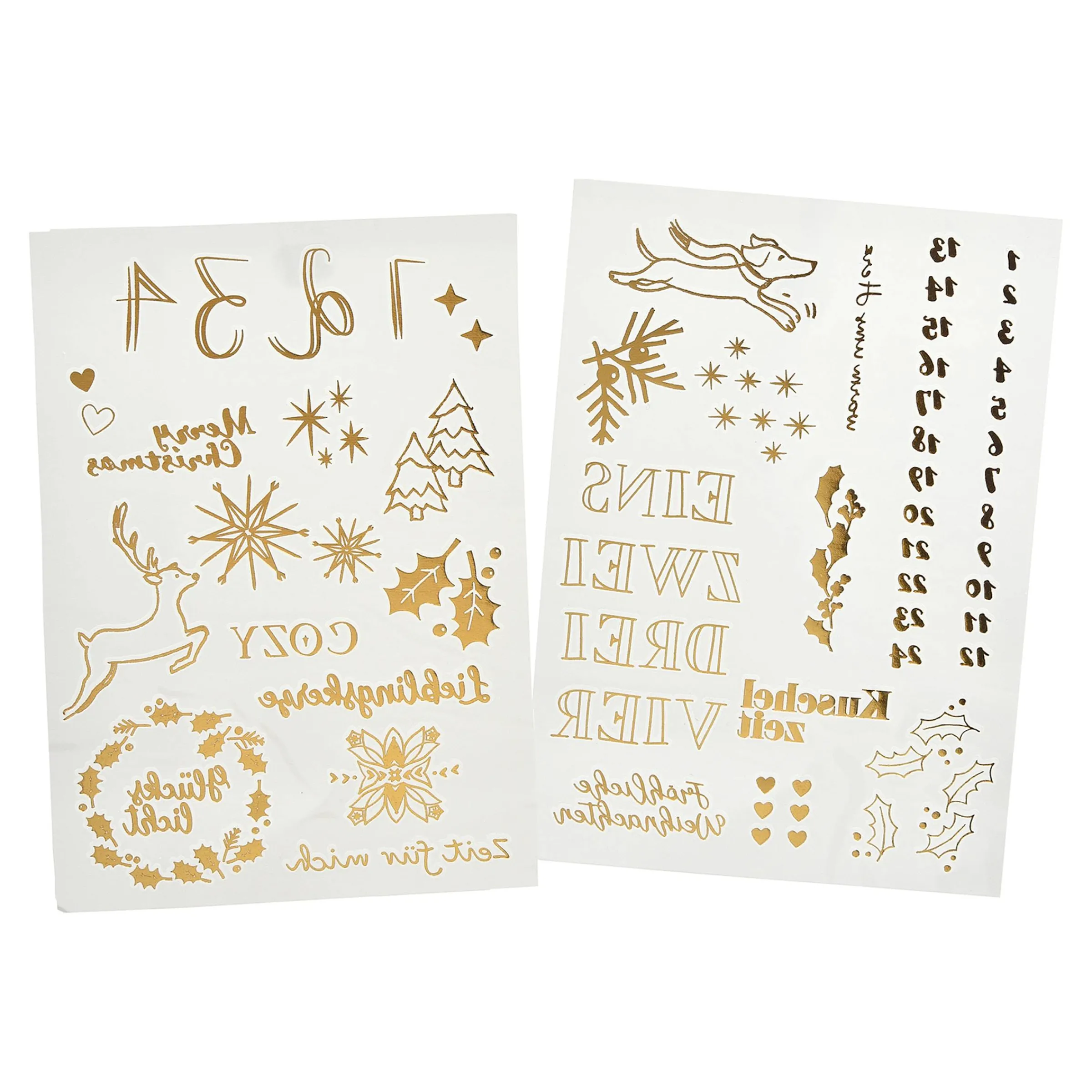 Depot Adventskerzen^Kerzen-Set Advent Mit Kerzenstickern