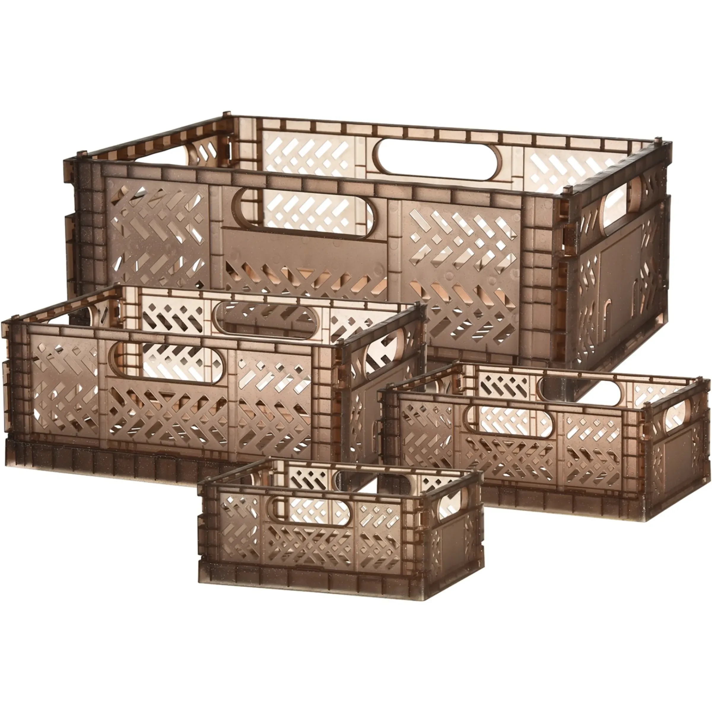 Depot Klappboxen-Set Glitter> Aufbewahrung